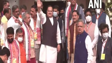 India News | JP Nadda Arrives for BJP National Executive Meet