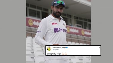 Ravindra Jadeja Squashes Rumours of Retirement From Test Cricket, Writes ‘Long Way To Go’ (Check Post)