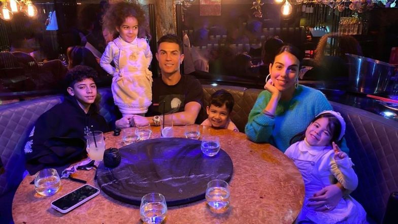 Cristiano Ronaldo Posts Lovely Picture With Children and Girlfriend Georgina Rodriguez