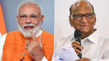 Sharad Pawar Birthday: PM Narendra Modi Greets Nationalist Congress Party President on His 81st Birthday