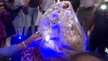 World’s Biggest Blue Sapphire ‘Queen of Asia’, Weighing Around 310 kg, Unveiled in Sri Lanka