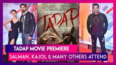 Tadap Movie Premiere Sees Athiya Shetty, KL Rahul Make An Appearance, Salman Khan, Kajol, Abhishek Bachchan & More