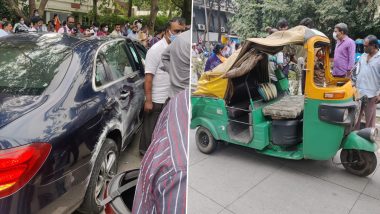 Mercedes Benz Rams 6 Vehicles in Bengaluru; One Dead, Six Injured in Indiranagar