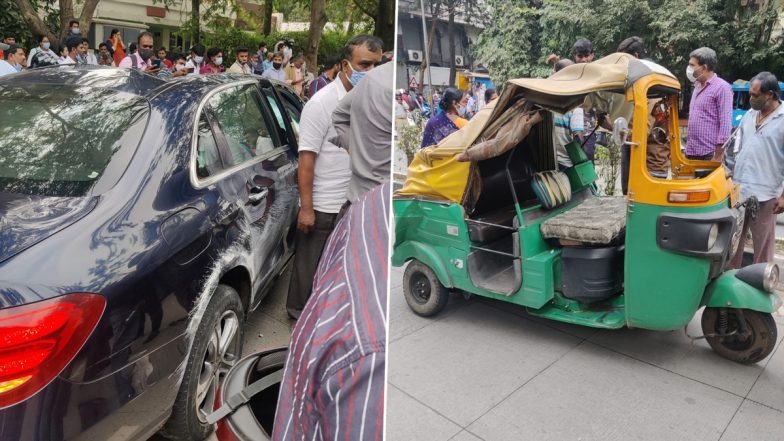 Mercedes Benz Rams 6 Vehicles in Bengaluru; One Dead, Six Injured in Indiranagar