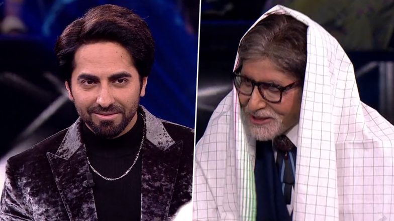 KBC 13: Amitabh Bachchan Requests Ayushmann Khurrana to Sing Kishore Kumar’s Song