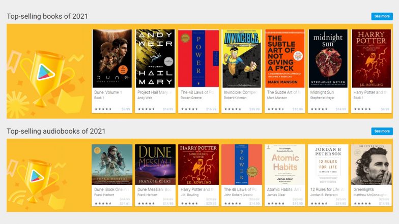 Google Play's Best Books of 2021
