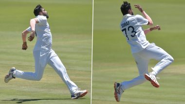 Mohammed Siraj Pulls of a Cristiano Ronaldo Celebration After Dismissing Rassie van der Dussen During Day 3 of India vs South Africa 1st Test 2021 (Watch Video)