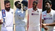 Rohit Sharma, Ravi Ashwin, Rishabh Pant, Axar Patel Named in Cricket Australia&rsquo;s Test XI of 2021