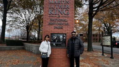 The Kashmir Files Director Vivek Ranjan Agnihotri and Wife Pallavi Joshi Participate in 'Walk for Peace in Kashmir' (Watch Video)
