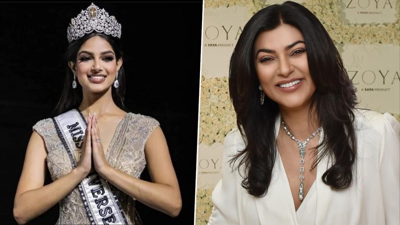 Sushmita Sen Congratulates Harnaaz Sandhu on Winning Miss Universe 2021, Says ‘Har Hindustani Ki Naz’