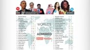 World&rsquo;s Most Admired Men 2021: Barack Obama tops the list; PM Narendra Modi Stands in Top 10, Outranks Vladimir Putin, Joe Biden