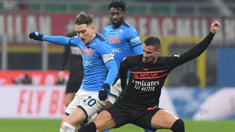 AC Milan 0-1 Napoli, Serie A 2021-22: Rossoneri Lose Ground in Title Race After Narrow Defeat (Watch Goal Video Highlights)