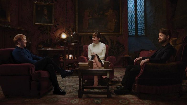 Return To Hogwarts: First Look Of Daniel Radcliffe, Emma Watson And Rupert Grint From Harry Potter 20th Anniversary Special Is Here! (View Pic)