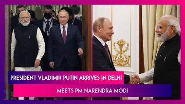 Russian President Vladimir Putin Arrives In Delhi, Meets PM Narendra Modi, India & Russia Sign 28 Deals