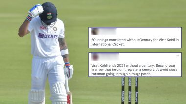 Virat Kohli Funny Memes Go Viral After Indian Cricketer Fails to Hit Single International Century in 2021