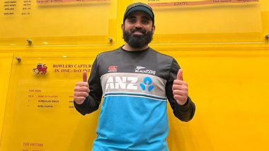 Ajaz Patel To Feature on Wankhede Stadium’s Honours Boards After Terrific 10-Wicket Haul in First Innings of India vs New Zealand 2nd Test 2021