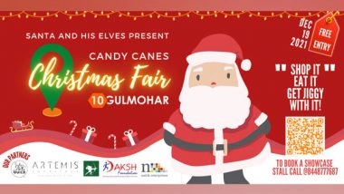 Business News | 10GULMOHAR in Partnership with IDEASHACKS Co. Presents Candy Canes Christmas Fair in the Aravalis