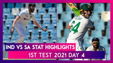 IND vs SA Stat Highlights 1st Test 2021 Day 4: Virat Kohli Ends Year Without International Century