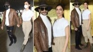 Ranveer Singh and Deepika Padukone Head for a Vacation to Celebrate the New Year (Watch Video)