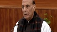 India News | Rajnath Singh to Brief Parliament on IAF Chopper Crash Today