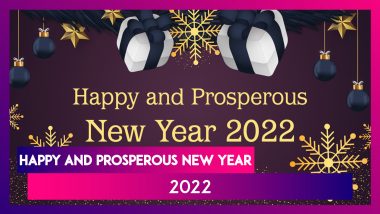 New Year 2022 Wishes and Greetings: Celebrate the Last Day of Year by Sharing Images, Quotes & SMS!