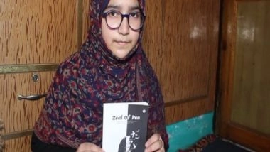 India News | 11-year-old Girl Become Youngest Author from Kashmir to Publish Her Book 'Zeal of Pen'