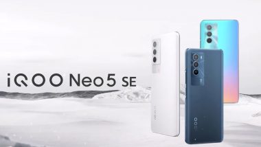 iQoo Neo 5 SE To Be Launched in China on December 20, 2021; Features & Specifications