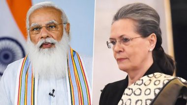 Sonia Gandhi Birthday Wishes: PM Narendra Modi Wishes Congress President on Her Birthday