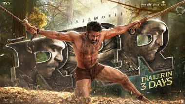 RRR: Jr NTR Goes Shirtless as Komaram Bheem in This Fierce and Powerful New Poster From the Magnum Opus! (View Pic)