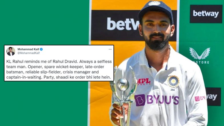 Mohammad Kaif Praises KL Rahul, Compares Him to Rahul Dravid For His Man of the Match Performance in India vs South Africa 1st Test (Check Post)