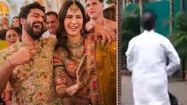 Vicky Kaushal-Katrina Kaif’s New Home Puja Today As Panditji Spotted Outside Their Building (Watch Video)