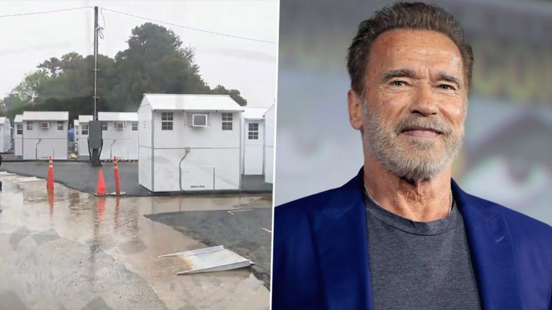 Watch: Arnold Schwarzenegger Donates 25 Tiny Homes to Homeless Veterans in West LA as 'Greatest Christmas Gift'