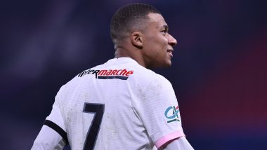 SC Feignies 0-3 PSG, French Cup 2021-22: Kylian Mbappe Shines in Lionel Messi's Absence (Watch Goal Video Highlights)