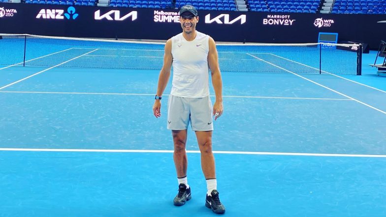 Rafael Nadal Arrives in Melbourne Ahead of Australian Open 2022