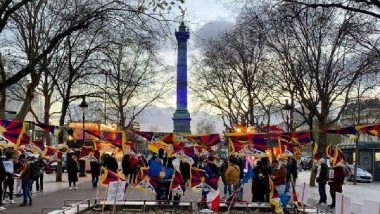 World News | Tibetans, Uyghurs Protest in Paris over China's Rights Violations