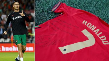 Cristiano Ronaldo's Signed Shirt Up For Auction To Raise Funds For La Palma Volcano Victims