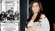 Saas, Bahu Aur Cocaine: Dimple Kapadia Wraps Up Rajasthan Shoot Schedule of Her New Web Series
