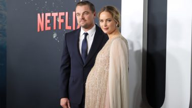 Jennifer Lawrence Flaunts Her Baby Bump Posing Alongside Co-Star Leonardo DiCaprio at Don't Look Up Premiere (View Pics)
