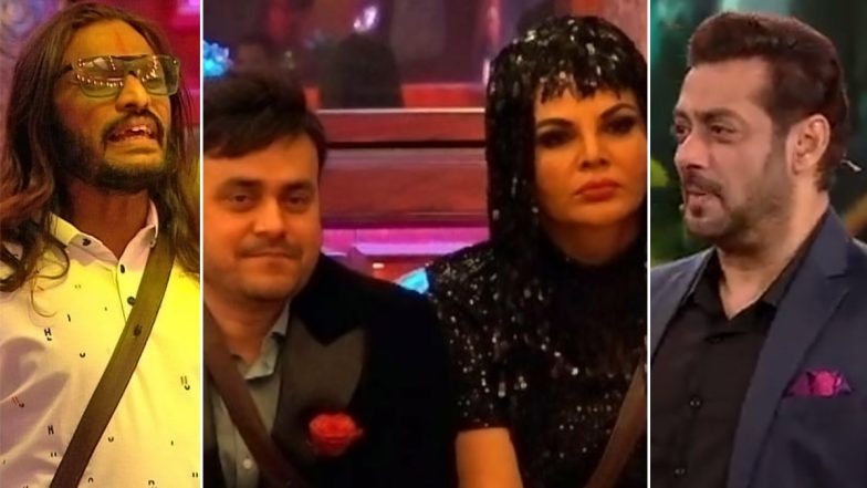 Bigg Boss 15: Salman Khan Schools Rakhi Sawant’s Husband Ritesh and Abhijit Bichukale for Their Behaviour Inside the House