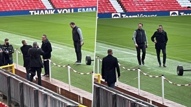 Manchester United's New Interim Coach Ralf Rangnick Visits Old Trafford Stadium for the First Time (See Pictures)