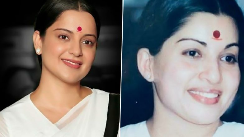 Kangana Ranaut Remembers J Jayalalithaa on Her 5th Death Anniversary, Calls Her the ‘Iron Lady’ (View Pics)