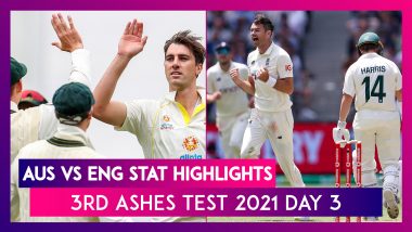 AUS vs ENG Stat Highlights 3rd Ashes Test 2021 Day 3: Australia Seal Series, Take 3-0 Lead