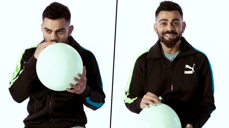 Virat Kohli Answers Some of the Most Searched Questions on Him in Hilarious Helium-Induced Voice (Watch Video)