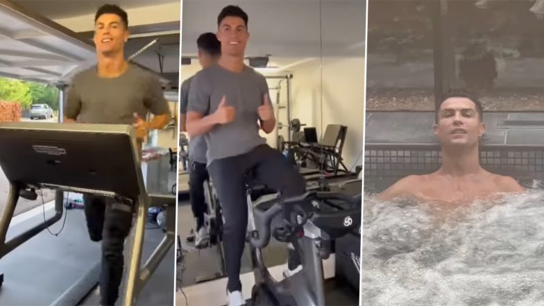 Cristiano Ronaldo Shares Training Video on Instagram, See How the Portuguese Star Keeps Himself Fit When He’s Not Playing (Check Post)