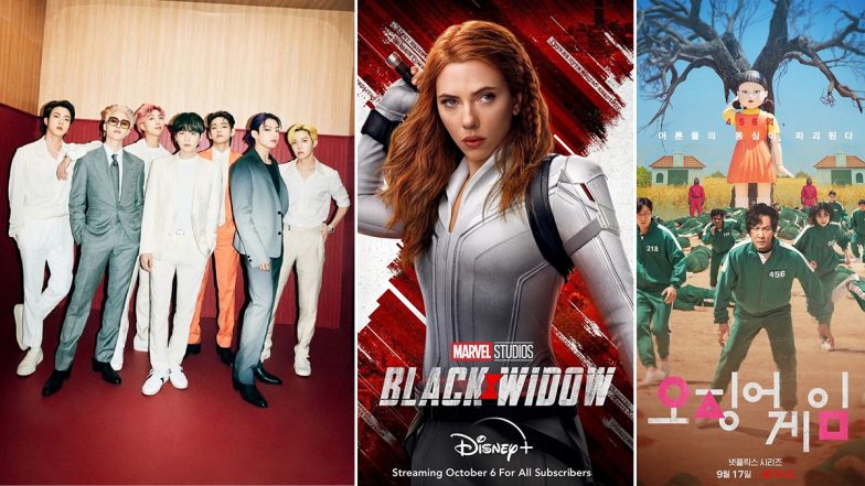 People&rsquo;s Choice Awards 2021: BTS, Squid Game, Black Widow Bag Titles, See Complete List of Winners