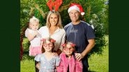 Merry Christmas Wishes: David Warner Shares Adorable Family Photo To Wish Fans Happy Christmas 2021 (Check Post)