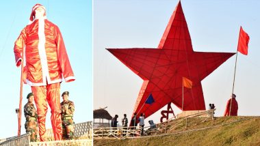 Christmas 2021: Assam Rifles Erects 47-Feet Christmas Star In Mizoram, Largest In Northeastern Region
