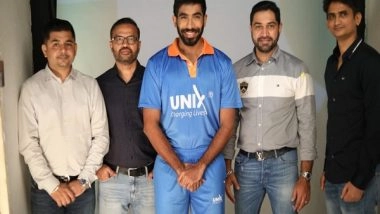Business News | Jasprit Bumrah Signs Up as Unix Brand Ambassador- India's Home-grown Mobile Accessories Brand