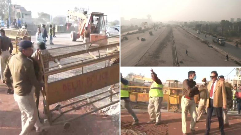 Delhi: Portion of NH-44 at Singhu Border, That Was Closed Due To Farmers' Protest, Reopened For Light Vehicles