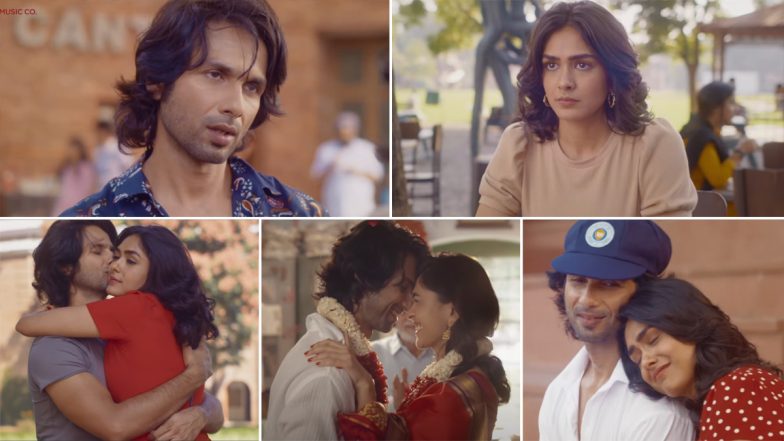 Jersey Song Maiyya Mainu Out! Shahid Kapoor and Mrunal Thakur’s Chemistry Is off the Chart in This Sachet-Parampara Song (Watch Video)